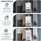 ZSZMFH 12 Pack Moisture Absorber Hanging Bags, Fragrance Free Humidity Packs, Hanging Closet Dehumidifier Bags-220g/pack