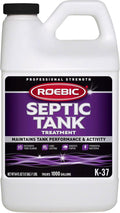 Roebic K-37-H Septic Tank Treatment: 64-Ounce, Promotes Efficient Breakdown, Reduces Odors, Prevents Clogs for Smooth Septic System Operation
