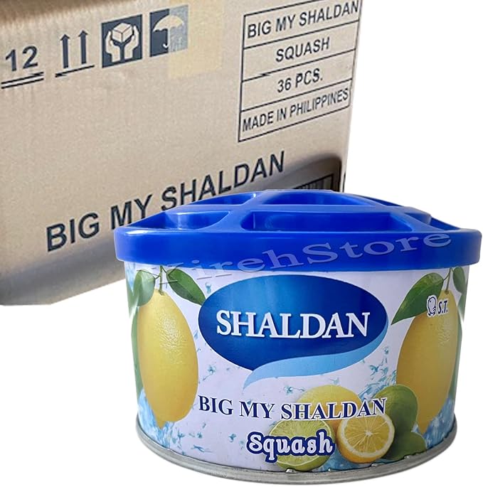 Air Freshener 2-Can Big My Shaldan Squash Scent Gel, Strong Strength Freshener for Large Cars (2-PK)