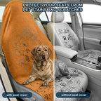 Car Seat Towel Cover, Universal Front Seat Protector for Cars, SUVs and Trucks, Sweat Towel Car Seat Cover for Gym, Yoga, Swimming, Pets and Family Travel, Golden Sunset, 2 Pack