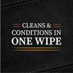Lexol All Leather Quick Care All-in-One Formula, Best Leather Cleaner and Conditioner, for Use on Apparel, Furniture, Auto Interiors, Shoes, Bags, 30-Count Sheet Wipes,E301500100 , white