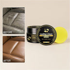 Leather Protection Cream, Cleaning Stain Removal Balm, Leather Cleaner and Conditioner for Seats Sofas Bags Car Vehicle Indoor Outdoor Garage Use