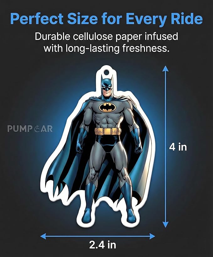 PumpCar 2 pieces bat double-sided hanging cartoon cherry-scented funny car air freshener Cool hanging for rearview mirror Car Interior Accessories Gifts