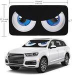Blue Eyes Car Windshield Sun Shade Foldable Sunshade Front Window Cover Sun Visor Protector Accessories (59x27.5 inches)