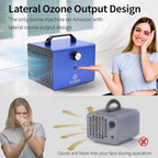 ONAMOR Ozone Generator 80000mg, Ozone Machine Odor Removal, Ozone Ionizer Deodorizer, High Efficiency Ozone Odor Eliminator for Home, Car, Smoke, Basement and Pet Room, Blue