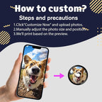 Sonloka Personalized Car Air Freshener, Car Vent Decoration, Unlimited Creativity, Double Sided Printing Customized Car Diffuser with Picture. (L, 12 Pcs CD)