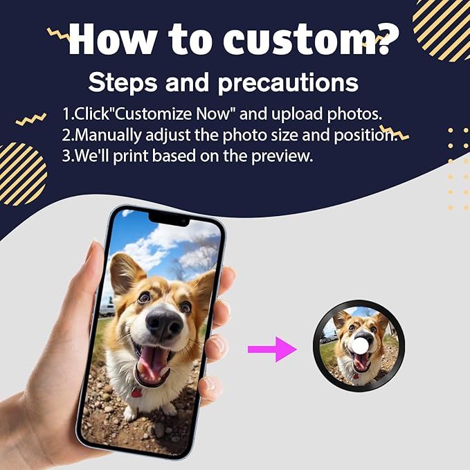 Sonloka Personalized Car Air Freshener, Car Vent Decoration, Unlimited Creativity, Double Sided Printing Customized Car Diffuser with Picture. (L, 12 Pcs CD)
