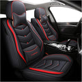 Car Seat Covers Full Set,Automotive seat Covers for Cars,Waterproof Leather seat Covers with Fixed Lumbar Support,Universal Fit for Most Cars,SUV,Trucks and Sedans