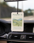 Trendy Jesus Christian Car Air Freshener 4 Pcs Coconut Scented, Religious Faith Car Accessories Mirror Decor for Women, Christian Cross Hanging Air Freshener for Cars Closet Drawer Books