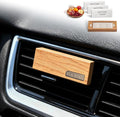 4 Packs Citrus Scented Natural Wood Vent Clips,【Brighten Cabin Mood】 Odor Refresh Car Scents Air Freshener Refills, Long Lasting Fragrance Diffuser, SUV Essentials Gift for Women
