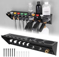 Pressure Washer Gun & Foam Cannon Holder with 1/4 Inch Quick Connector, Wall-Mounted Nozzle Tip & Extension Wand Organizer for Pressure Washer Parts & Accessories