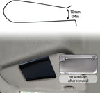 TERPINK Car Air Freshener Visor Clip Compatible with Drift Car Air Freshener, Auto Accessories, Vehicle Sun Visor Metal Clip, Black, Freshener not include (1 Pack)
