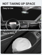 Proadsy 2026 Upgrade Front Windshield Sun Shade Foldable Sunshade Protector Custom Fit 2018-2024 VW Tiguan Crossover SUV Base Premium Limited Touring Accessories
