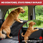 Dog Car Door Protector – 20% Larger Design for Sedans, Family Cars and Small SUVS, 2 Packs Thickened Waterproof Door Panel Covers, Protects Doors from Dog Scratching