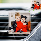 Personalized Car Air Vent Clip with Your Photo,Personalized Custom Photo Car Vent Clip,Car Freshener Clip,Gift for Family and Friends