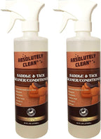 Absolutely Clean Amazing Saddle Soap Spray for Leather Cleaning & Tack Cleaner and Conditioner - Cleans Helmets, Clothing, Saddle Pads, Blankets & More - USA Made
