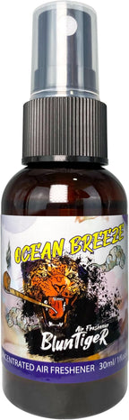 High Concentrated Strong Oil Based Air Freshener (Inspired by Ocean Breeze) 30ml/1oz Car, Room, Home and Bathroom Deodorizer & Odor Eliminator Spray