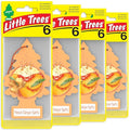 LITTLE TREES Car Air Freshener | Hanging Tree Provides Long Lasting Scent for Auto and Home | 24 Air Fresheners |Peach Ginger Spritz
