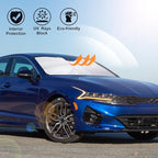 Windshield Sun Shade Custom 2021-2024 2025 2026 Kia K5 / 2020-2024 2025 2026 Hyundai Sonata Accessories Front Sunshade Shield Blocker Sun Visor Heat Protection