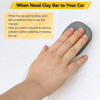 Car Clay Bar 4 Pack 400g, Premium Grade No Scratch Magic Clays Bars Detailing Cleaner Kit Glass Deatil Cleaning with Washing and Adsorption Capacity for Auto SUV,RV,Truck