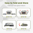 Pawaii Cat Carrier with ID Tag, TSA Airline Approved Soft Sided Collapsible Pet Travel Carrier, Portable Comfortable Convenient Foldable Cat Travel Bag