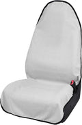 Leader Accessories Towel Bucket Seat Cover Waterproof White Machine Washable for Athletes Running Swimming Boxing Workout Outdoor Sports