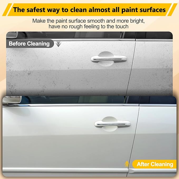 Car Clay Bar 4 Pack 400g, Premium Grade No Scratch Magic Clays Bars Detailing Cleaner Kit Glass Deatil Cleaning with Washing and Adsorption Capacity for Auto SUV,RV,Truck