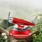 Car Air Freshener, Solar Energy Rotating Diffuser, Gardenia Scent, Red