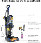 Shark CarpetXpert HairPro | Upright Carpet, Area Rug & Upholstery Cleaner | Carpet Shampooer | Handheld Spot & Stain Eliminator | Pet Hair Pickup & Odor Removal | 2 Cleaning Tools | Cobalt | EX251BRN