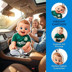 Custom Air Freshener for Car with Photo Text Picture Both Sides, Personalized Gift for Valentine’s Day Birthday- Ideal for Car Wardrobe Bathroom Hanging Ornaments (Style Transfer)
