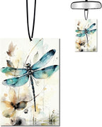 Dragonfly Car Air Freshener Hanging,Car Accessories Dragonfly Gifts for Women and Men New Driver Auto Decor Rearview Mirror Hanging Accessories,Cute Aromatherapy for Cars Interior or Locker