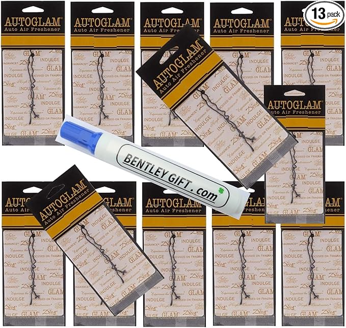 Tyler Autoglam Auto Air Freshener - Sample All 13 scents (Bless your heart, Cowboy, Diva, Fleur de lis, French market, High maintenance, Icon, Kathina, Limelight, Platinum, Regal,Trophy, Wishlist)
