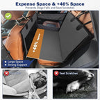 MIXJOY Dog Car Seat for Large Medium Dogs, Back Seat Extender for Pets, Waterproof Pet Carseat for Medium Sized Dog, Hammock for Pet, with Storage Pocket for Cars/SUV/Truck(L-28 * 22 * 20.5in)