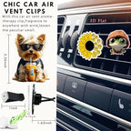 Cute Car Air Freshener Clips Sunflower Car Vent Clip Sunflower Cars Scents Cologne Air Conditioner Clip Auto Vent Interior Decoration Cars Accessories Sunflowers Loves Gifts for Men Women