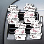 WIRESTER Set of 4 Fresh Scented Car Air Freshener Vent Clip, Decorative Accessories, Interior Decoration for Cars - Dogs, Cats, Animal