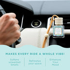 Honestly Margo Coconut Escape Car Diffuser Air Freshener (0.34 Fl Oz, Pack of 1) – Stylish Scent Diffuser with Perfume – Must-Have Essentials for Women, Car Fresheners Long Lasting for a Fresh Drive