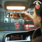 Strawberry Shortcake Paper Air Freshener | Strawberry Air Freshner Car | Strawberries Shortcake Collectibles Gift | Strawberries Scented Air Freshener | 3/Set | Officially Licensed (2 Count)
