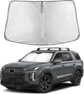 EcoNour Windshield Sunshade Compatible for Hyundai Palisade 2020-2024 2025 2026, Sun Visor for Front Windshield & Window Sun Shade Cover, UV Heat Blocker & Protector, Car Accessories