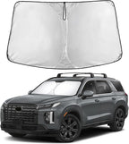 EcoNour Windshield Sunshade Compatible for Hyundai Palisade 2020-2024 2025 2026, Sun Visor for Front Windshield & Window Sun Shade Cover, UV Heat Blocker & Protector, Car Accessories