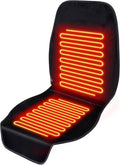 Seat Covers Black Crystal Fleece, 48 x 21 Inch, Extra Large Seat Cushion Luxury Crystal Fleece Anti-Slip Design