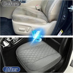 West Llama Front Car Seat Cover Protector, Comfortable Velvet Bottom Seat Cover Fits 95% of Vehicles,Cars,SUVs,Sedans,21.26 × 20.86 Inch(1PC-Gray)