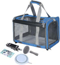 Soft Cat Carrier,Small Dog Crate,Pet Travel Bag Dogs Cats Car Carriers Puppy Backpack Portable Kennel Purse Crates for Kitten Tote Cage Carry Sling Pets Box Foldable Kennels Collapsible Bags