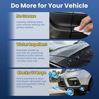 Plastic Restorer for Cars, Highly Concentrated Ceramic Coating Back to Black Auto Exterior and Interior Trim Scratch Remover on Plastic, Vinyl & Rubber, 300ml