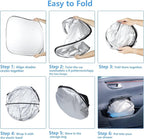 Custom Fit Windshield Sun Shade for Mazda CX-5 2017-2026 Foldable Sunshade Sun Visor Protector CX5 SUV Accressories Wind Shield Blocks UV Rays & Keeps Car Cooler
