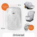 Baby Uma Infant Car Seat Cover Baby - UV Shielding & Heat Blocking Universal Sun Shade for Baby Car Seat, Reflective & Foldable PET Aluminium Cover