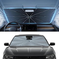 Autorder Windshield Sun Shade Umbrella for 2011-2023 Dodge Charger Accessories,Upgraded Ice Crystal Material,Easy Setup Umbrella Sunshade for Car Windshield,100% Sun Blocking