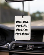 Trendy Black and White Car Air Freshener 4 Pcs Coconut Scented, Funky Y2k Leopard Car Accessories Mirror Decor for Women, Preppy Girly Hanging Air Freshener for Cars Closet Drawer Books