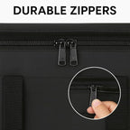 Bodaon Insulated Food Delivery Bag With Hard Bottom, XXXL Pizza Cooler Bags, Rideshare Delivery Bag, Grocery Shopping and Catering Thermal Cold/Hot Styrofoam Carrier for Travel/Car