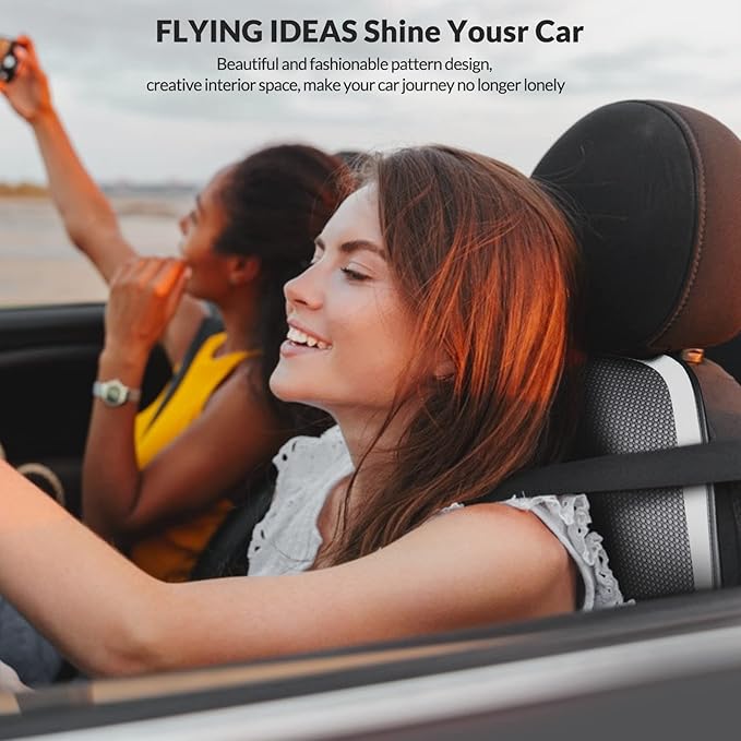 Cute Car Seat Covers for Women and Girl, Front Car Seat Cover, Machine Washable, Airbag Compatible, Driver Seat Cover, Fit (Sedan/SUV/Pickup/Van), Fit for Tesla (Front seat Cover-Flower)
