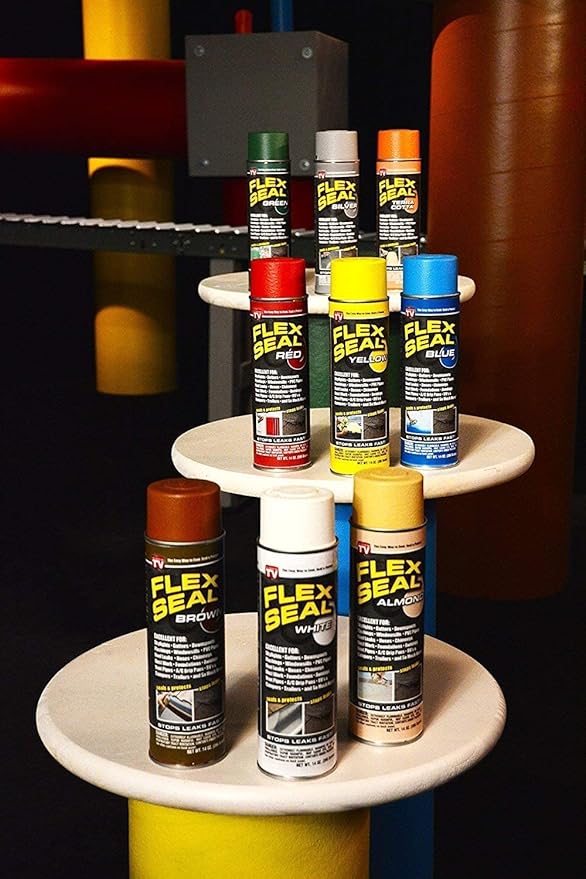 Flex Seal, 14 oz, Terracotta, Stop Leaks Instantly, Waterproof Rubber Spray On Sealant Coating, Perfect for Gutters, Wood, RV, Campers, Roof Repair, Skylights, Windows, and More